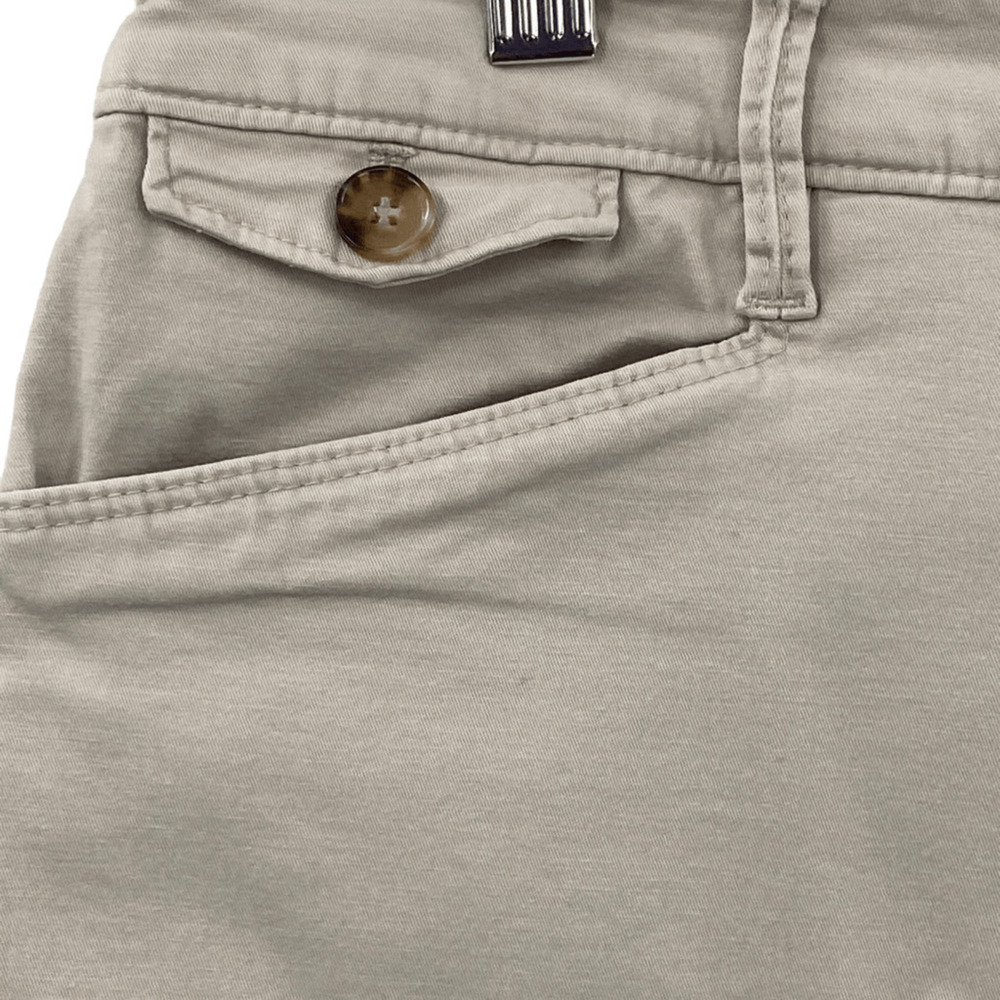 Charter Club Khaki Beige Mid Rise Stretch Chino Shorts Size 10 Casual Preppy - Picture 3 of 10
